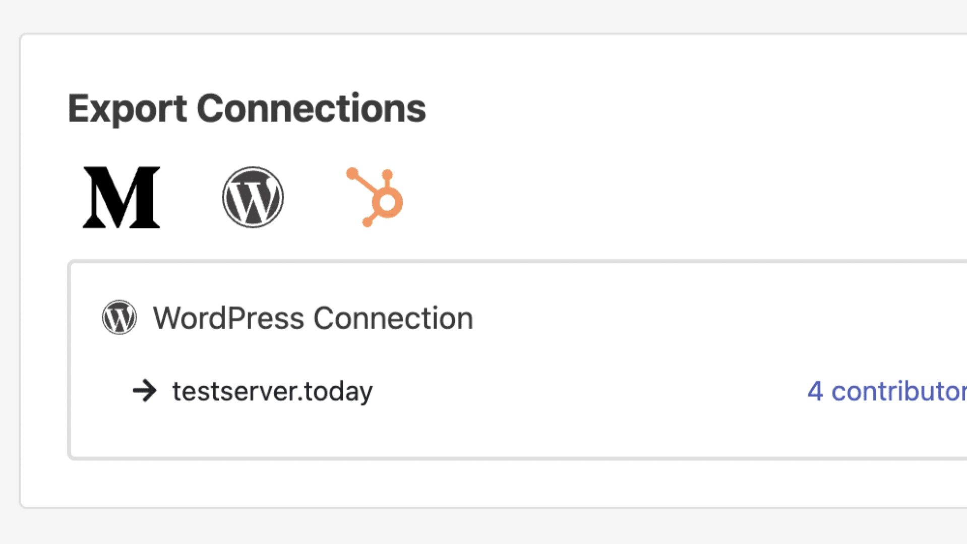 Instantly export publish-ready content.